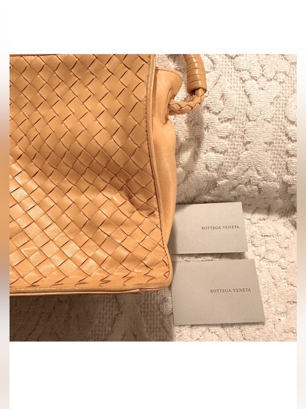 Bottega Veneta | Handbag | Vintage Intrecciato Leather Shoulder Bag Yellow - Picture 13 of 15